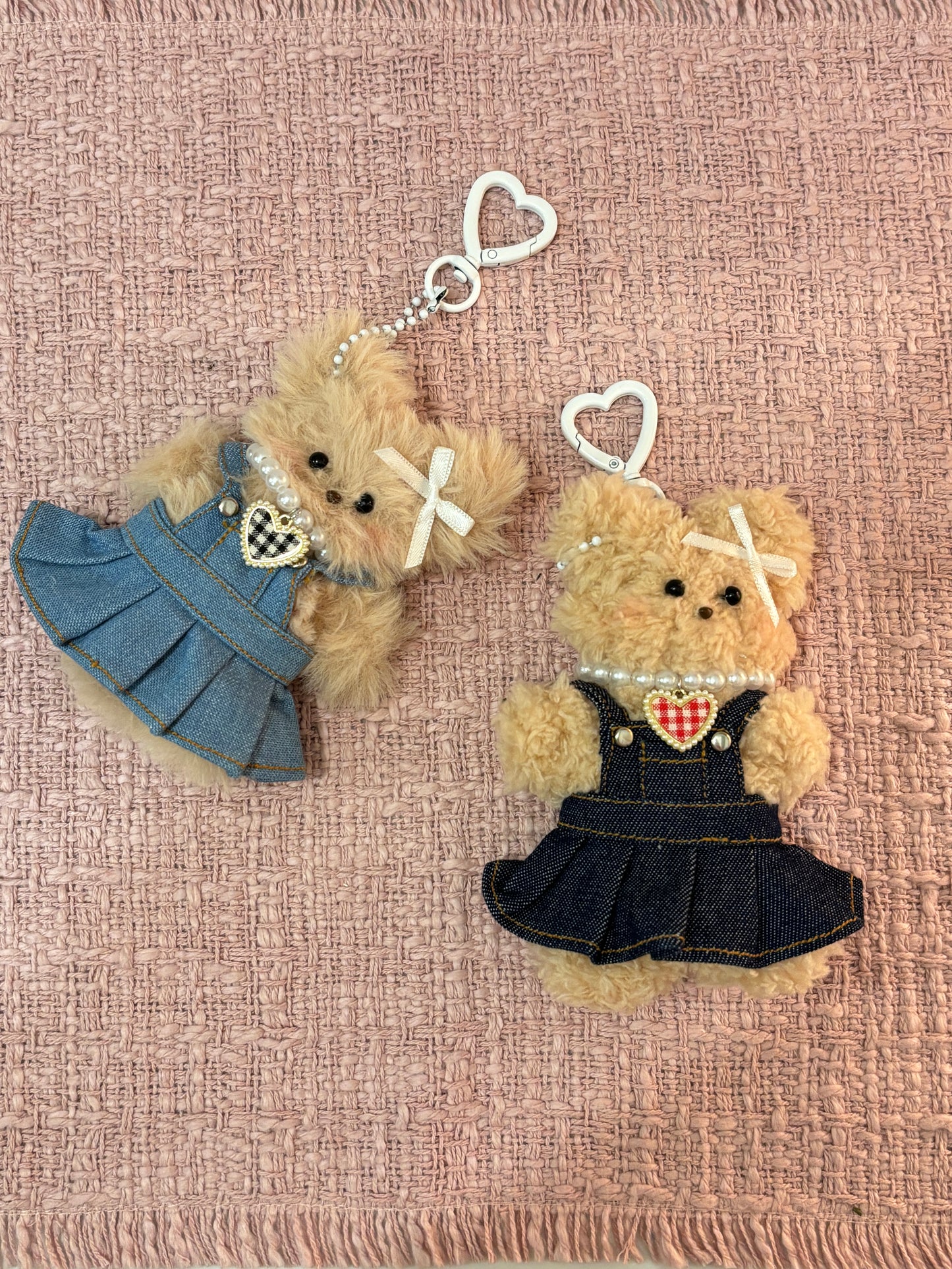 【情人節限定款式】Moru Doll 韓國毛料娃娃（熊仔)x 日本耳穴貼套裝