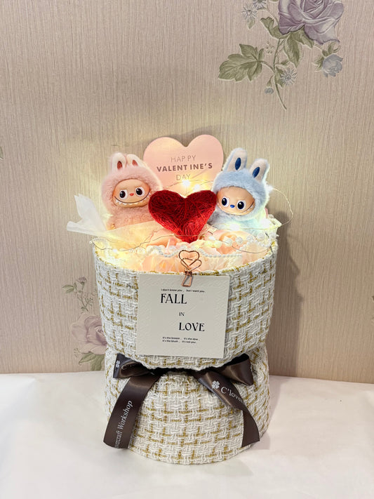 【現貸】Labubu4.0@小香風花束