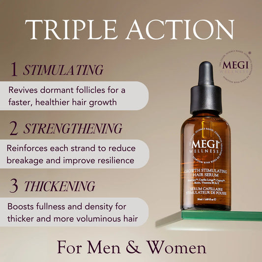 MEGI WELLNESS英國天然爆髮育髮精華50ML