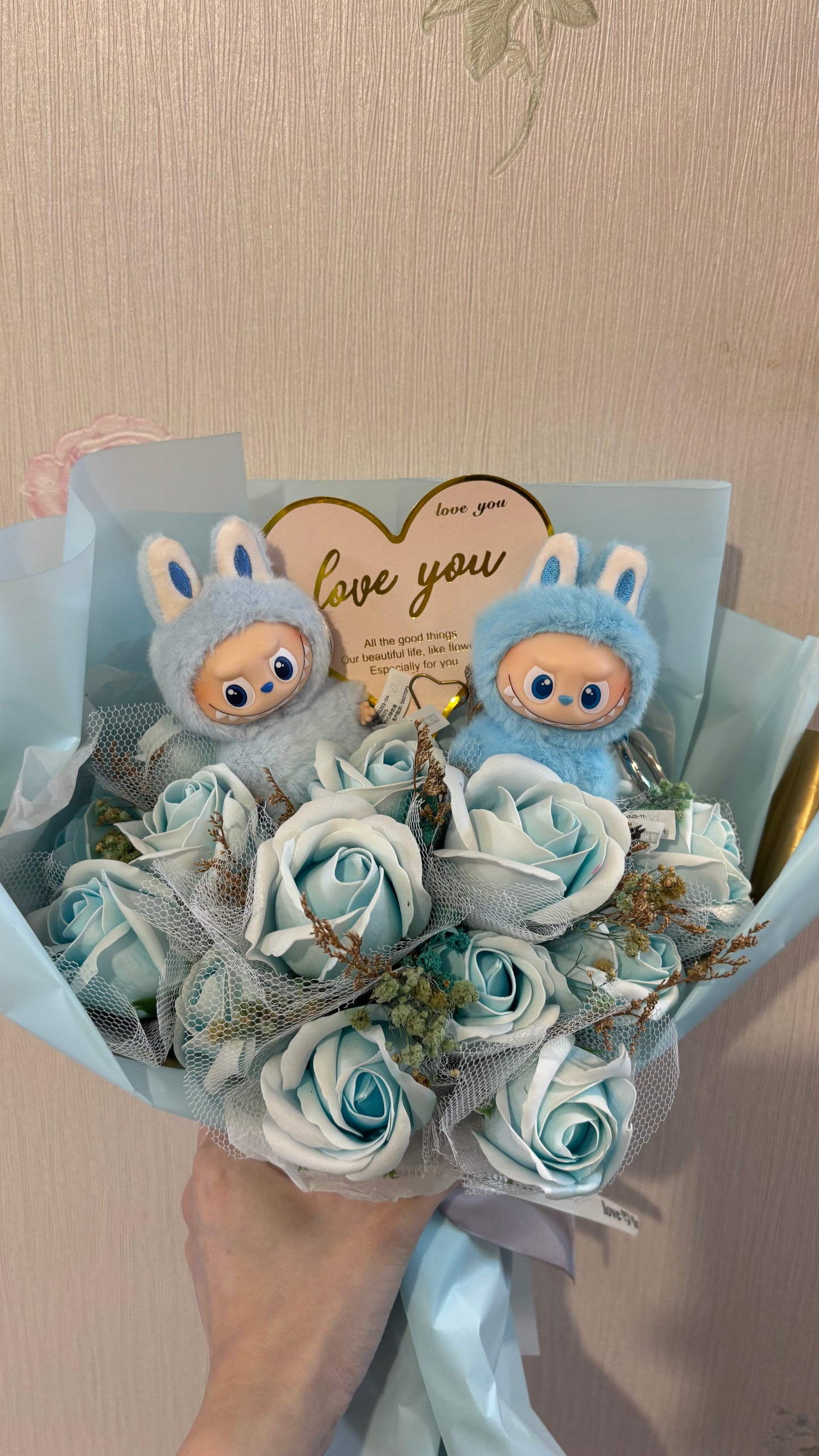【現貸】Labubu4.0 香皂大花束