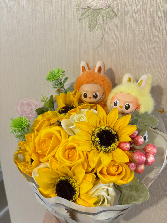 【現貸】Labubu4.0 香皂大花束