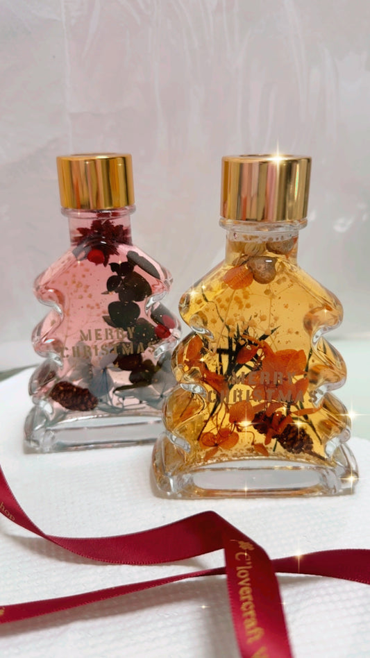 【製成品】日本保鮮花香薰擴香瓶（限定聖誕樹造型）