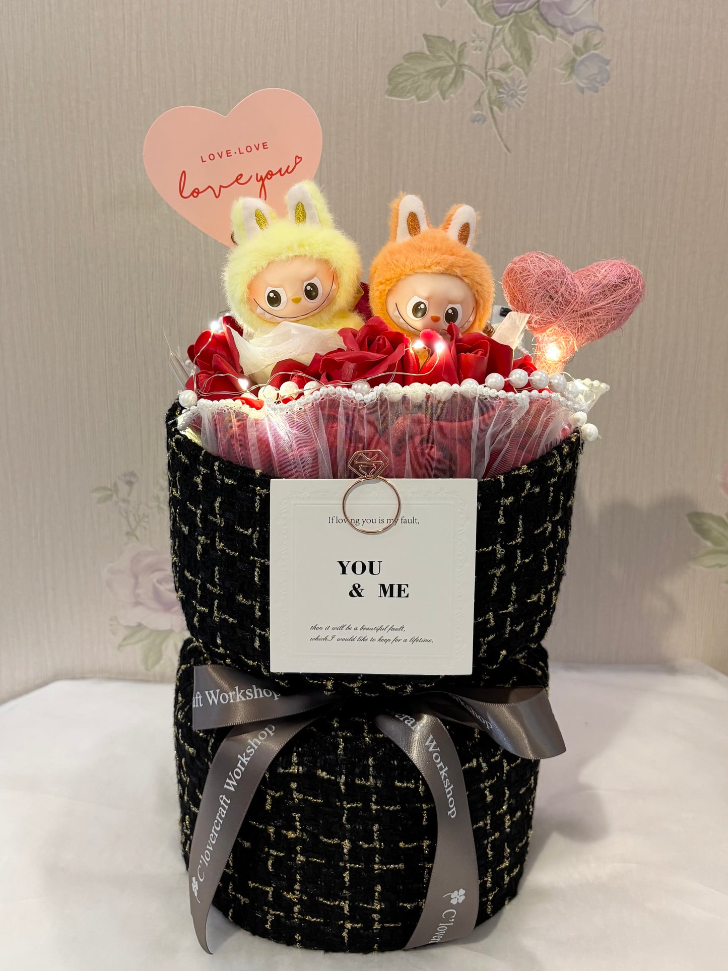 【現貸】Labubu4.0@小香風花束
