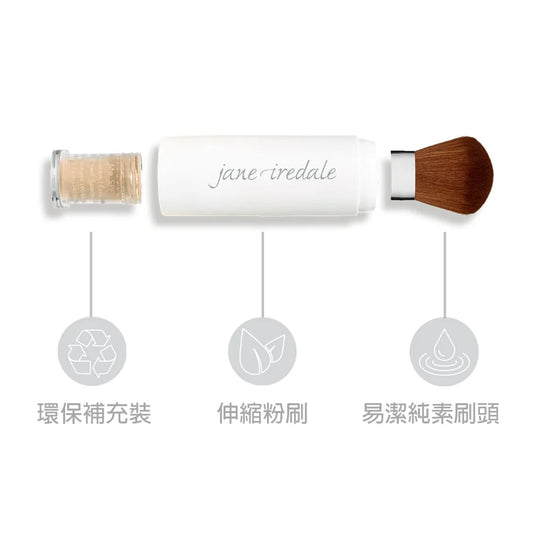 【限量商品】JL Janeiredale Powder-Me 天然防曬粉(補充裝x3)