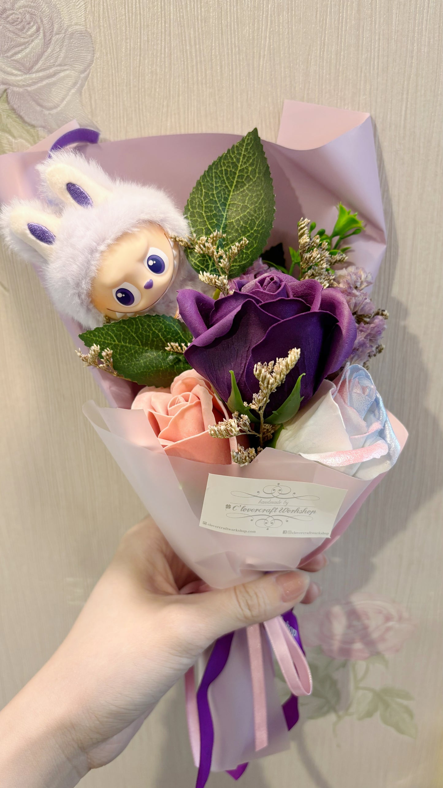 【現貸】Labubu4.0 香皂小花束
